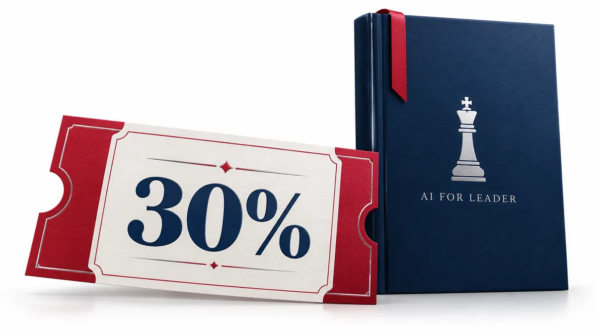 Voucher giảm 30% học phí và bộ tài liệu AI for Leader